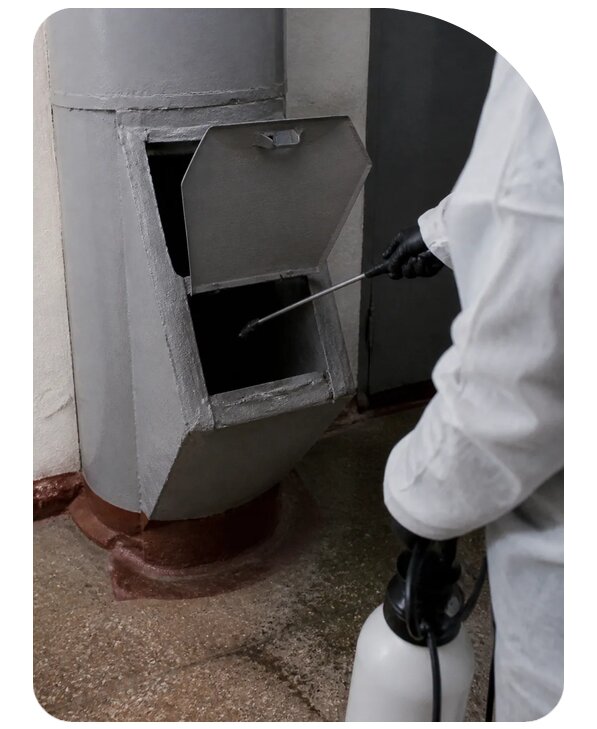 Обработка мусоропровода от тараканов в Канске по цене от 5465 р. | Сенат-Кнс